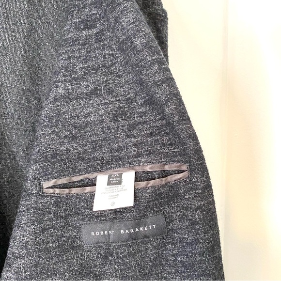 Robert Barakett Dark Grey Wool Blend Blazer - Picture 10 of 12